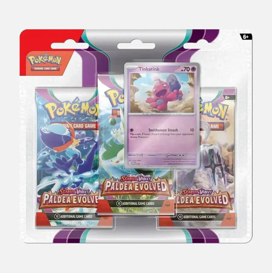 Paldea Evolved 3 Pack Pokemon Blister - Image 2
