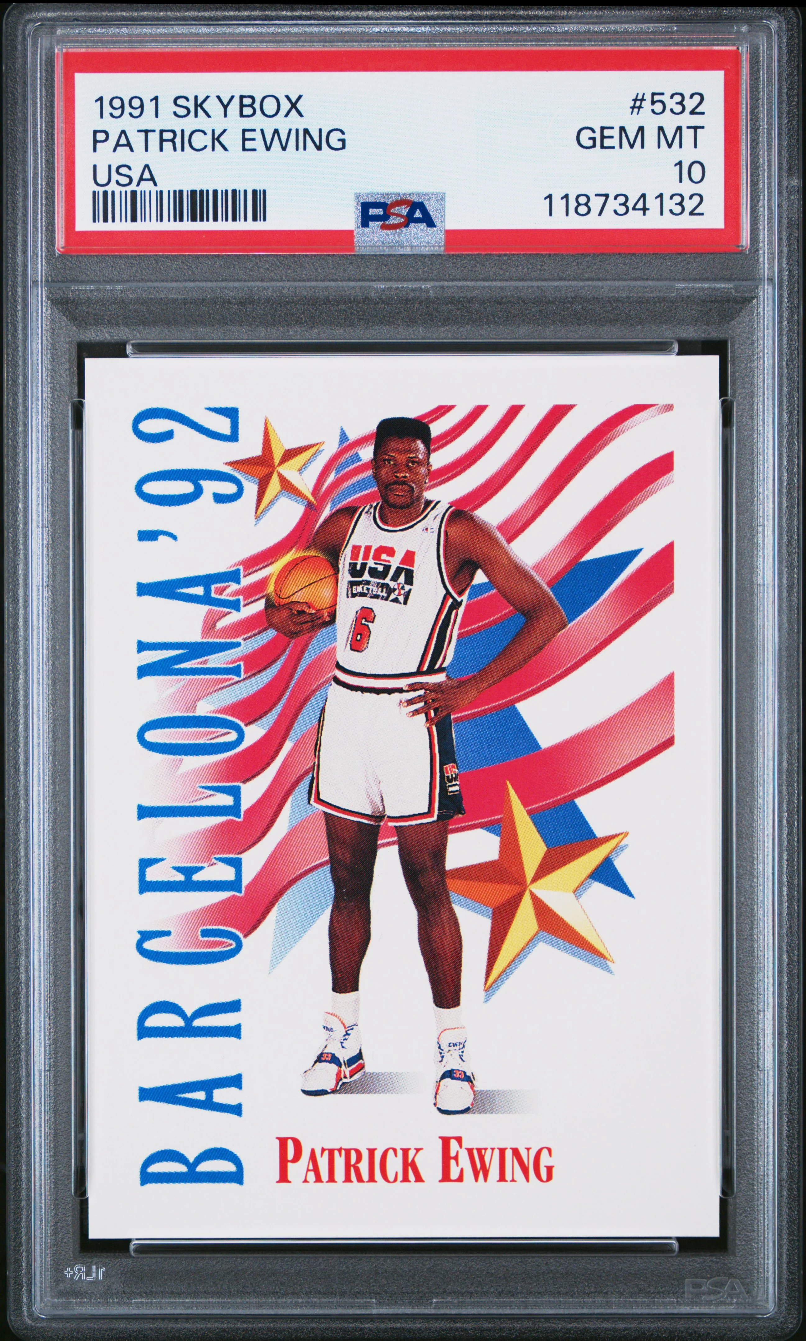 PATRICK EWING | 1991 SKYBOX 532 | USA | PSA GEM MT 10