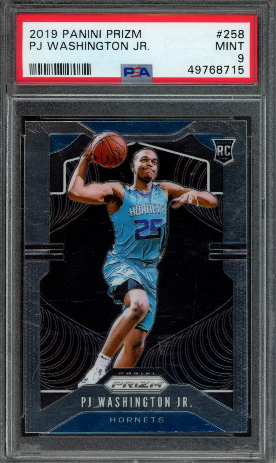 PJ WASHINGTON JR. | 2019 PANINI PRIZM | PSA MINT 9