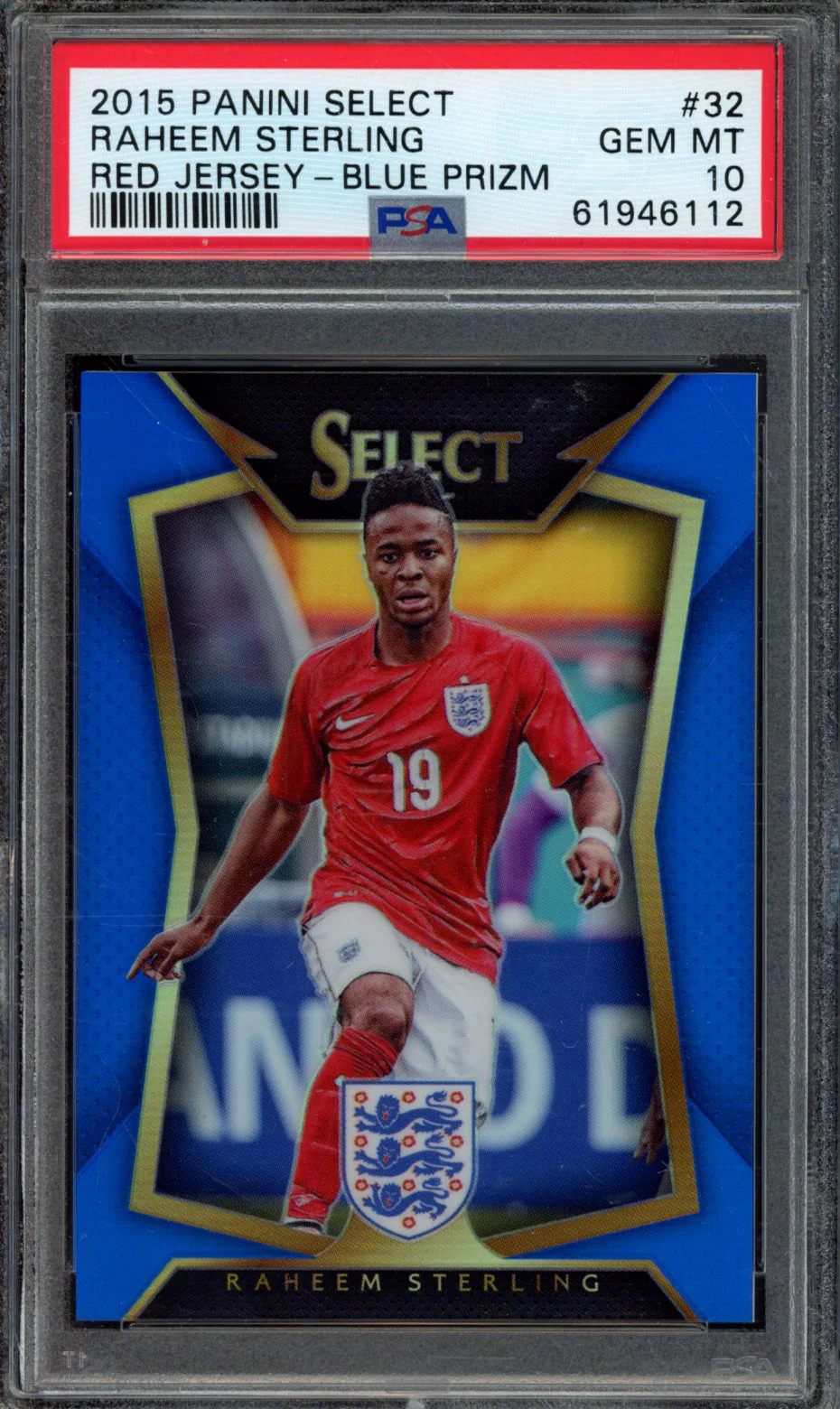 RAHEEM STERLING | 2015 PANINI SELECT | PSA GEM MT 10