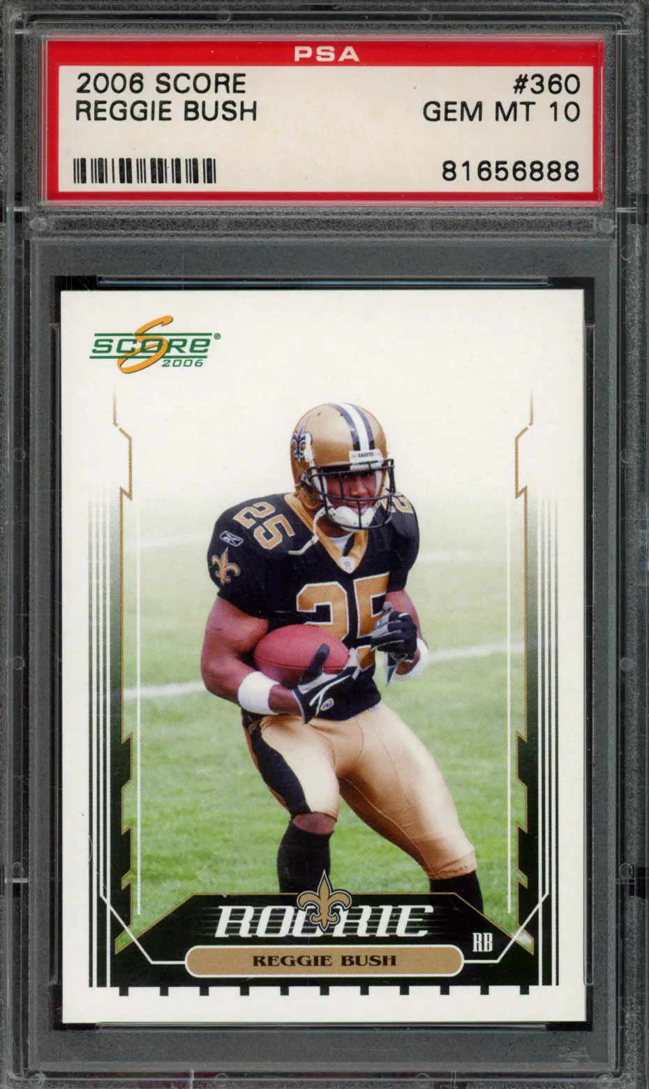 REGGIE BUSH | 2006 SCORE | PSA GEM MT 10