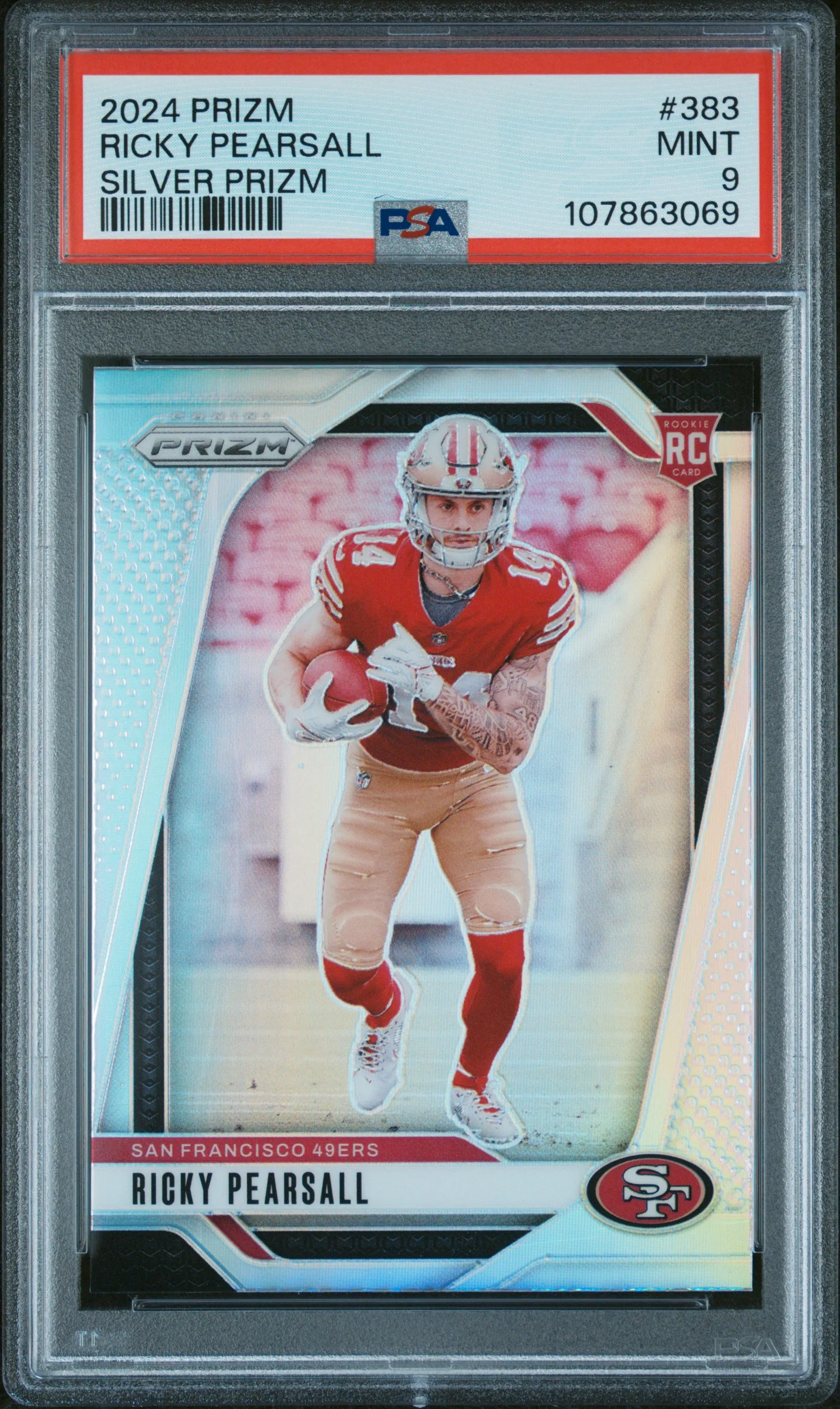 RICKY PEARSALL | 2024 PANINI PRIZM 383 | SILVER PRIZM | PSA MINT 9