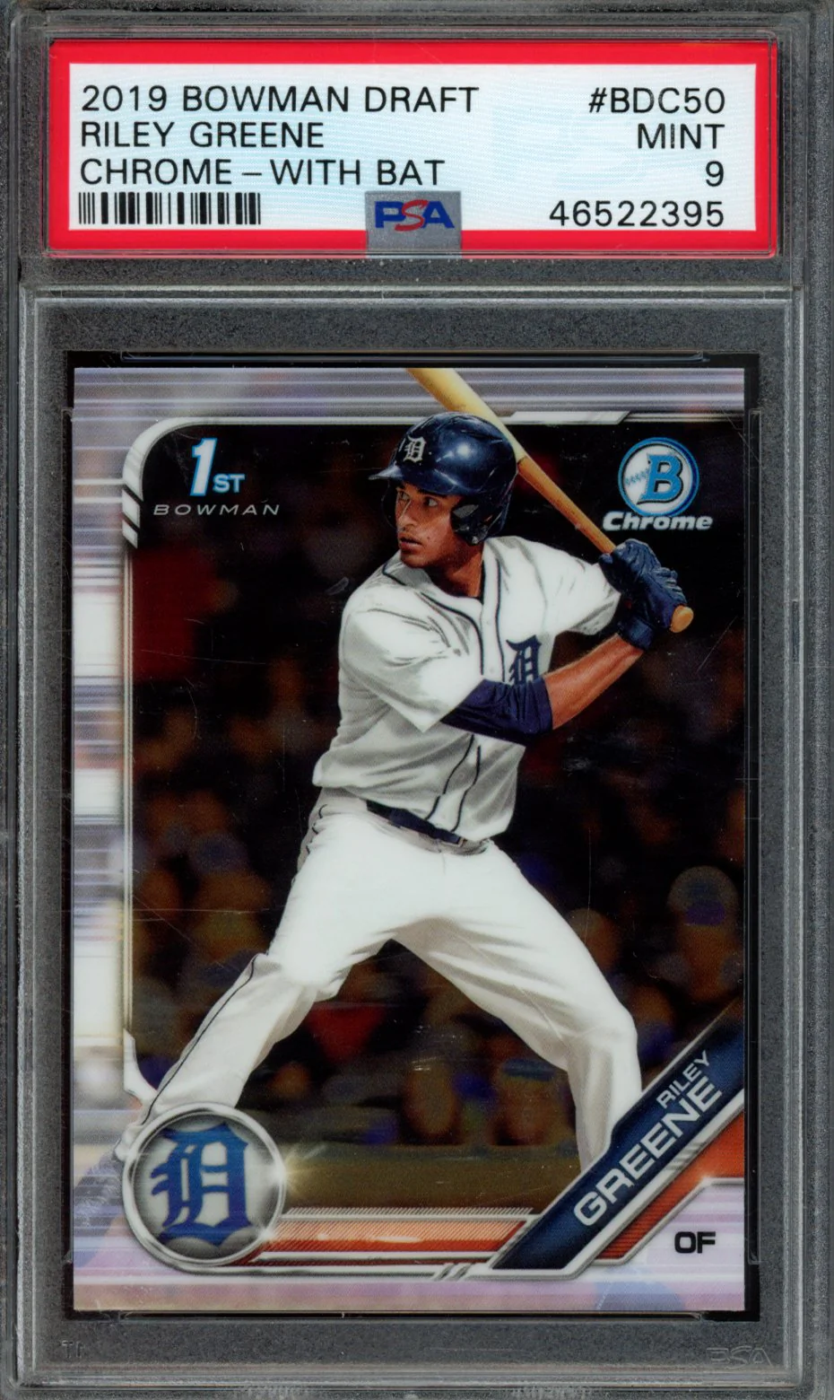 RILEY GREENE | 2019 BOWMAN DRAFT | PSA MINT 9
