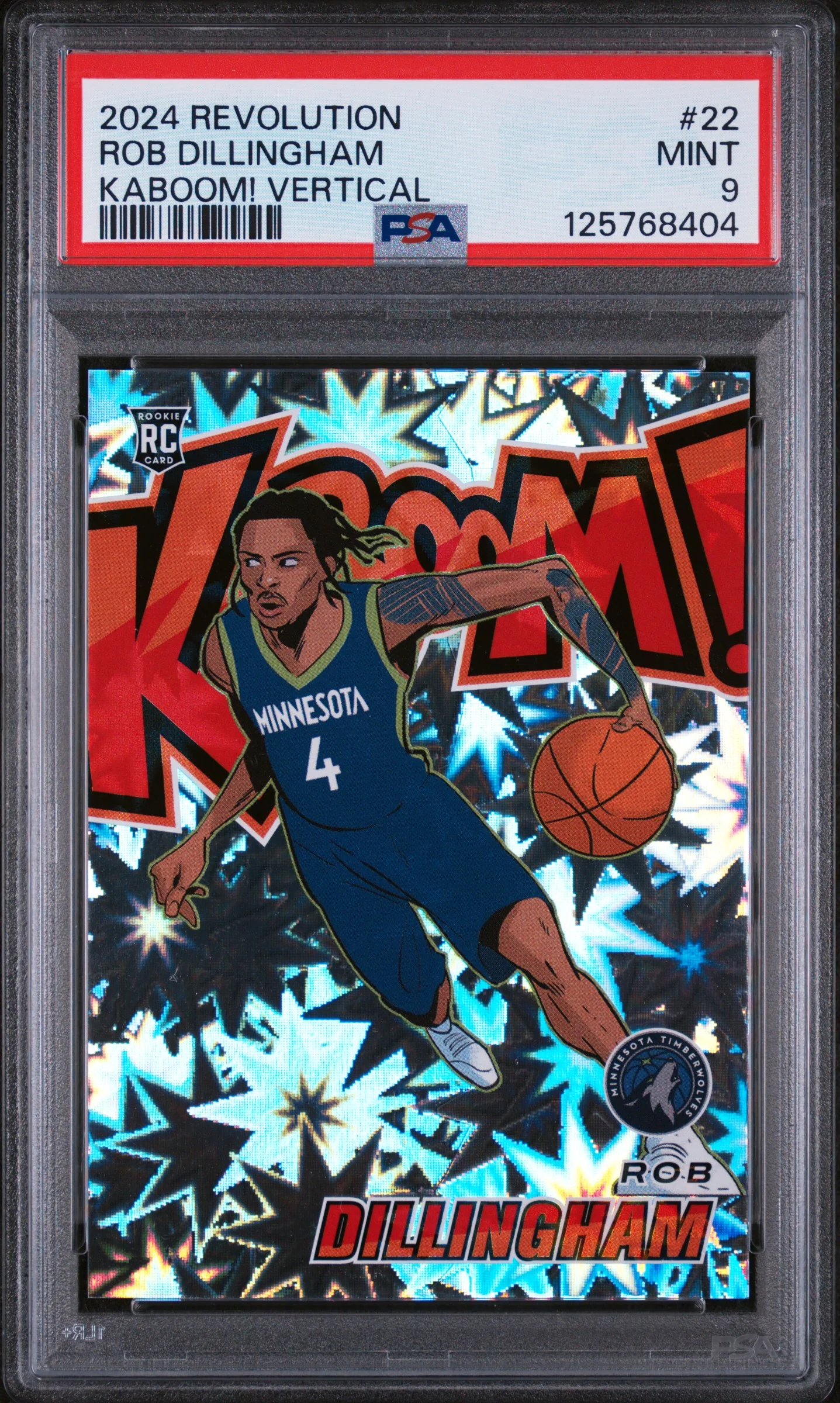 ROB DILLINGHAM | 2024 PANINI REVOLUTION KABOOM! VERTICAL 22 | PSA MINT 9