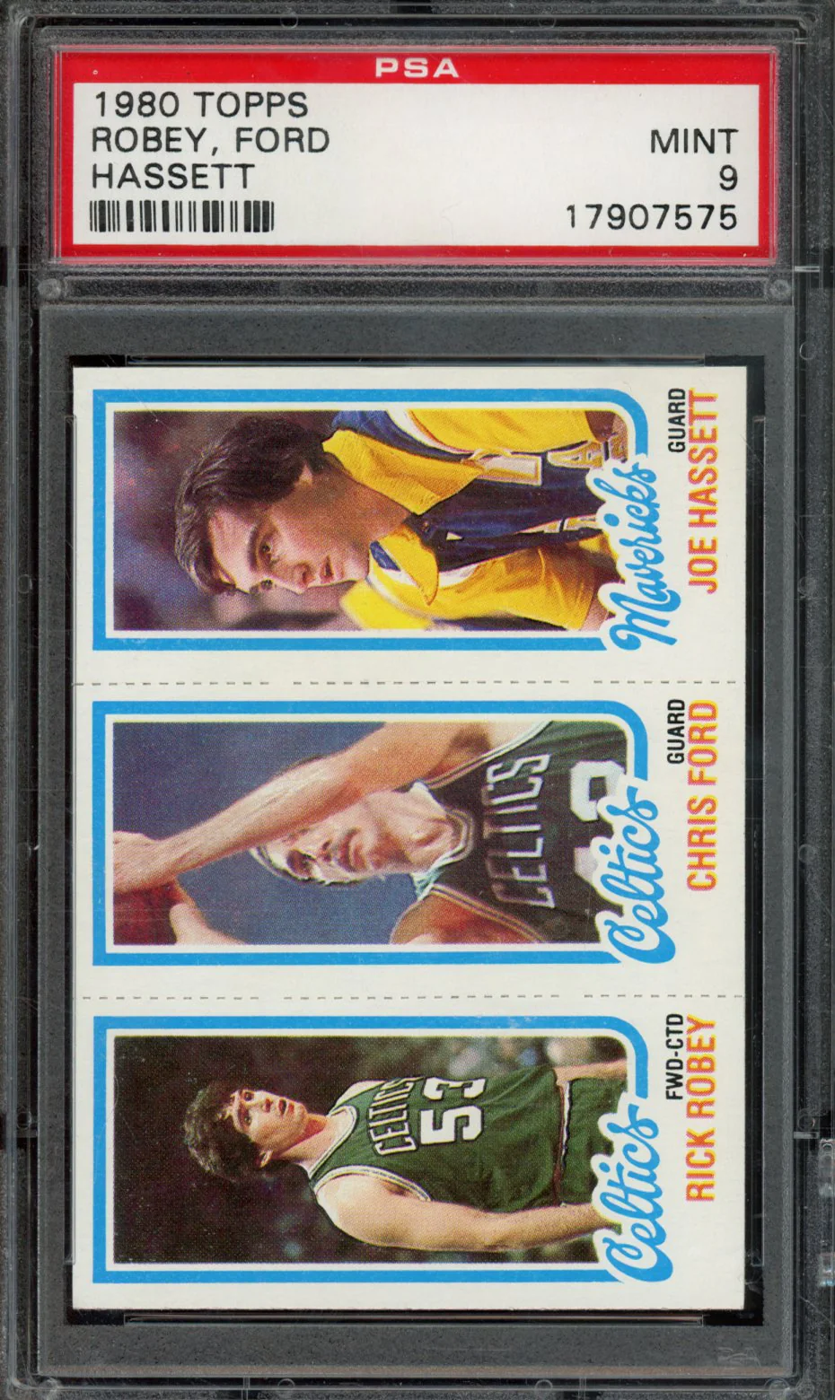 ROBEY, FORD | 1980 TOPPS | PSA MINT 9