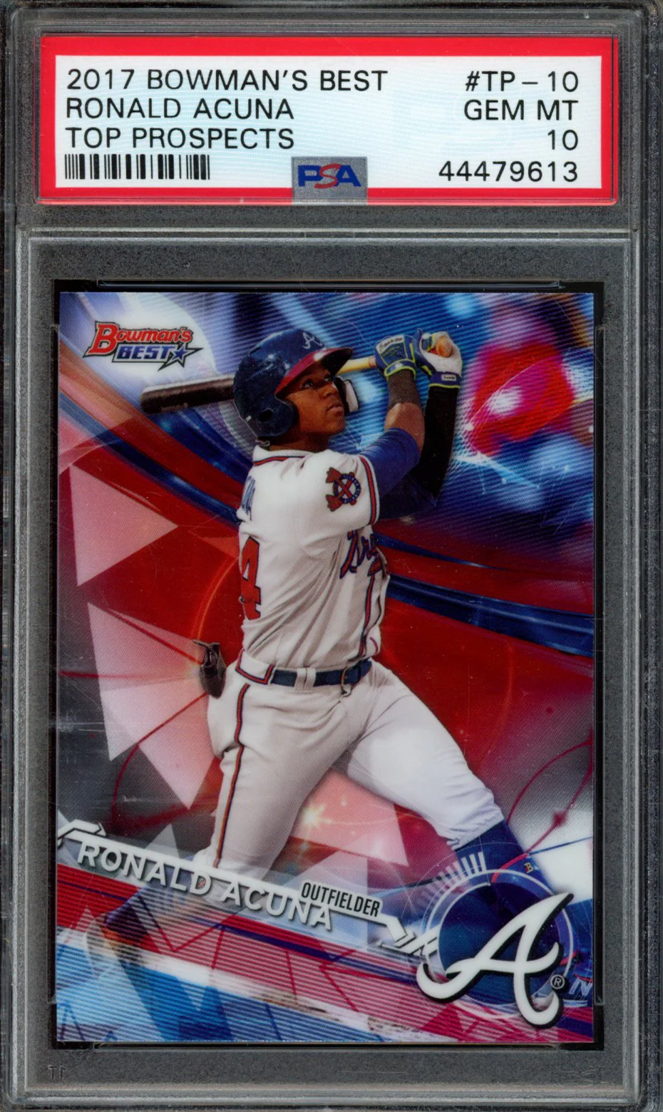 RONALD ACUNA | 2017 BOWMAN'S BEST TOP PROSPECTS | PSA GEM MT 10