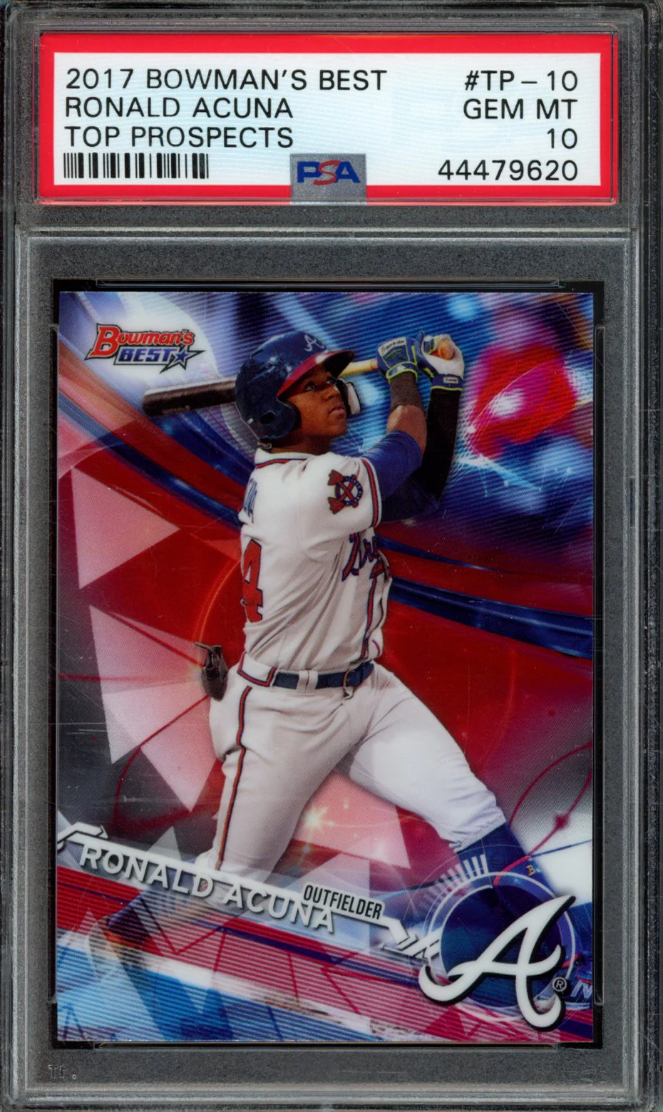 RONALD ACUNA | 2017 BOWMAN'S BEST TOP PROSPECTS | PSA GEM MT 10