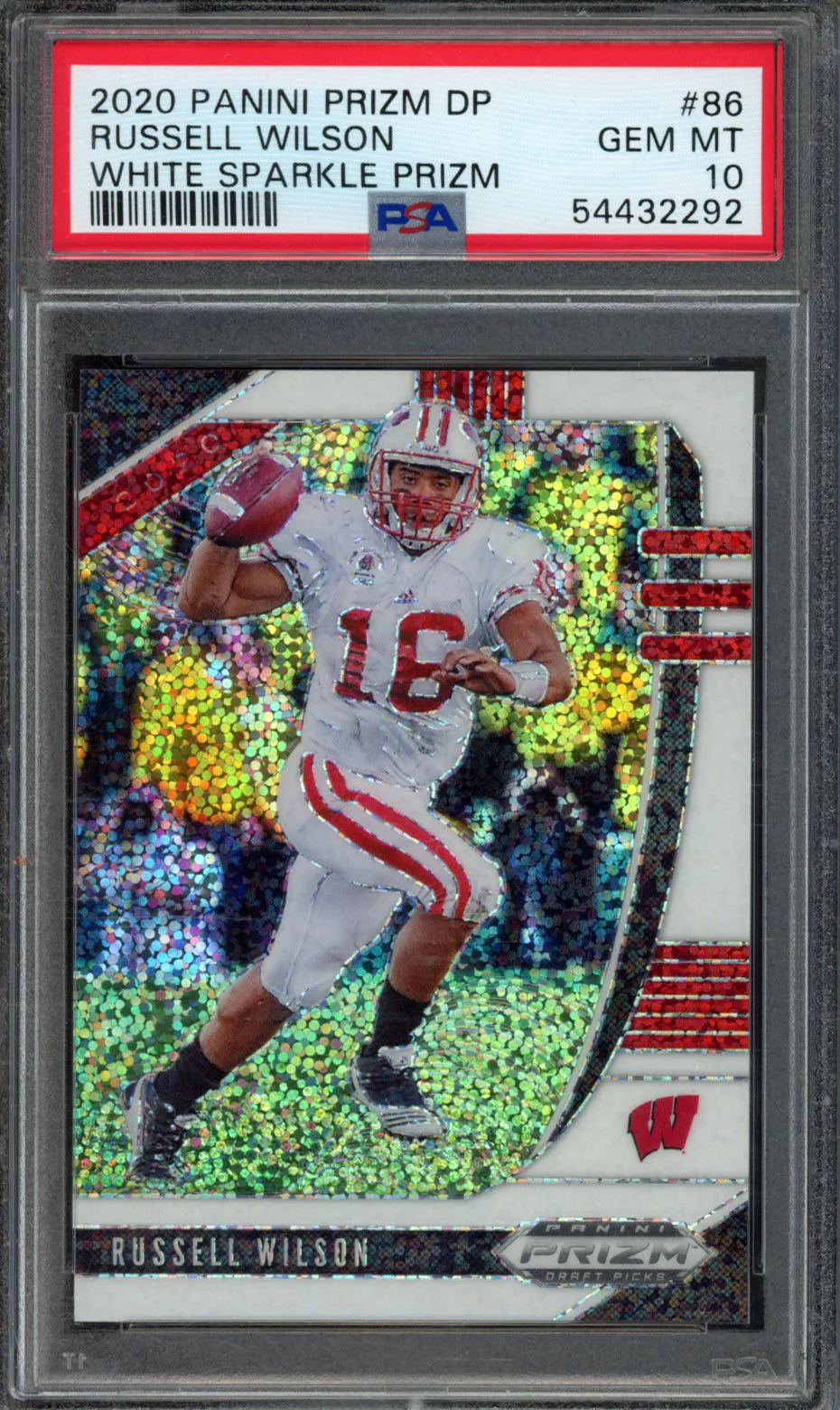 RUSSELL WILSON | 2020 PANINI PRIZM DRAFT PICKS | PSA GEM MT 10