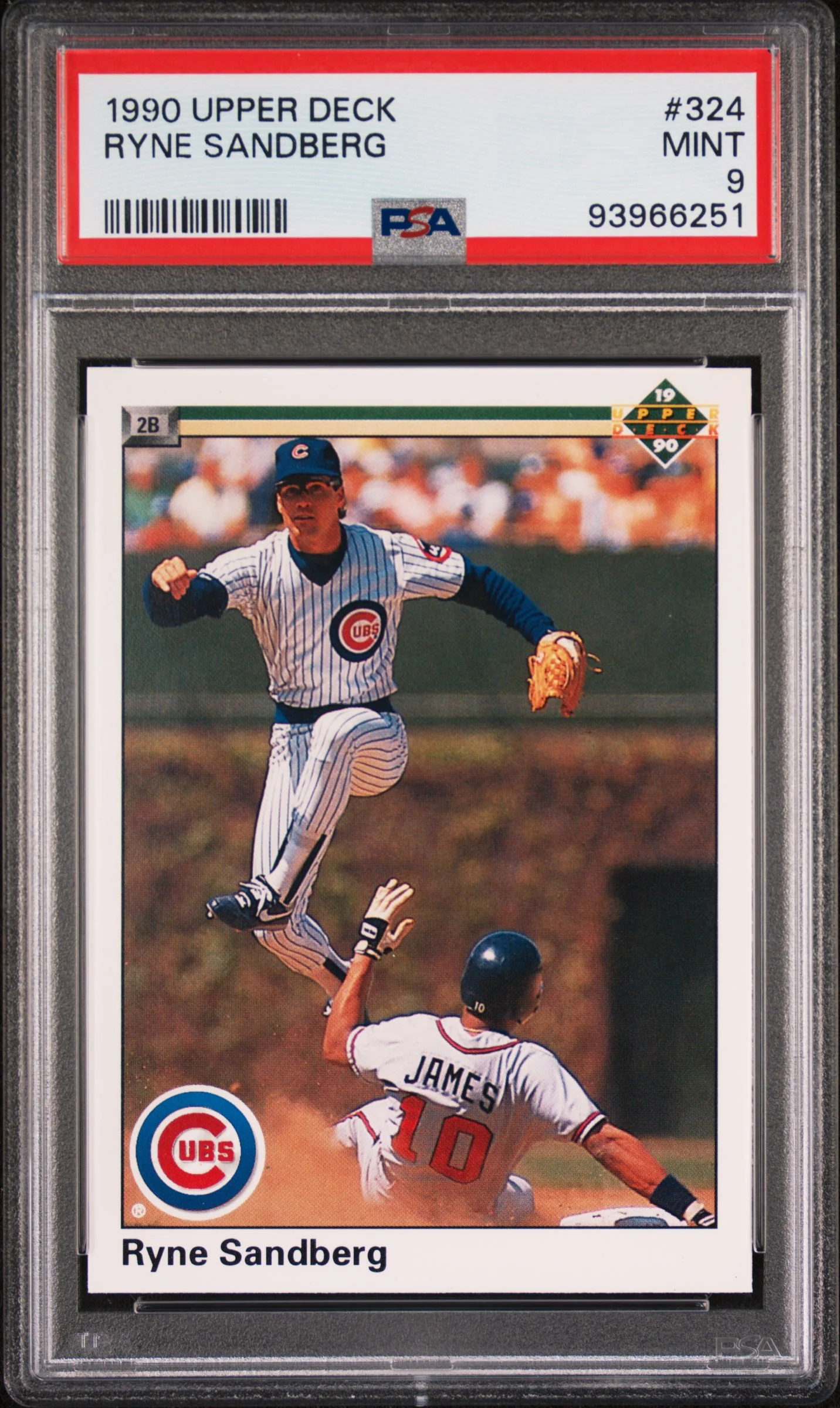 RYNE SANDBERG | 1990 UPPER DECK 324 | PSA MINT 9