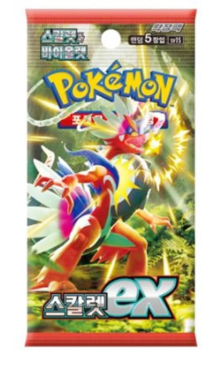 Scarlet EX Korean Pokemon Booster Pack