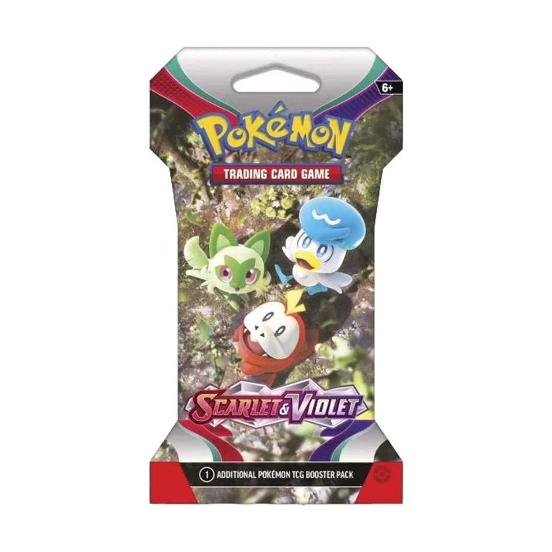 Scarlet & Violet Sleeved Pokemon Booster Pack