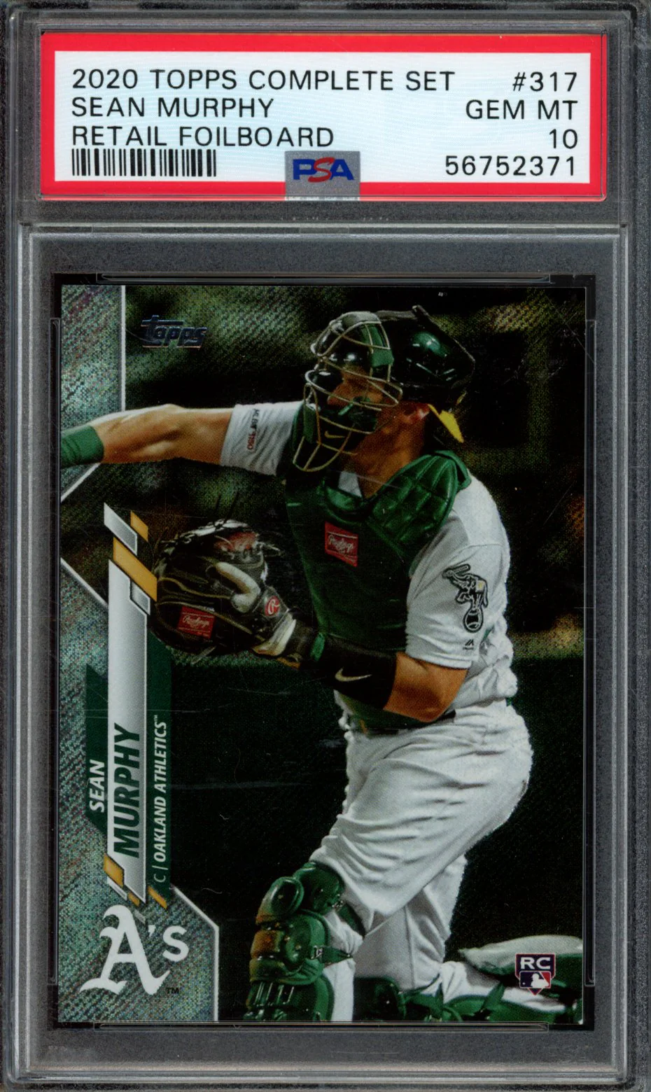 SEAN MURPHY | 2020 TOPPS COMPLETE SET | PSA GEM MT 10