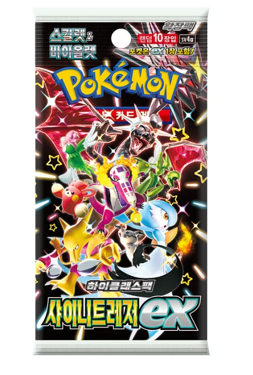 Shiny Treasure ex Korean Pokemon Booster Pack