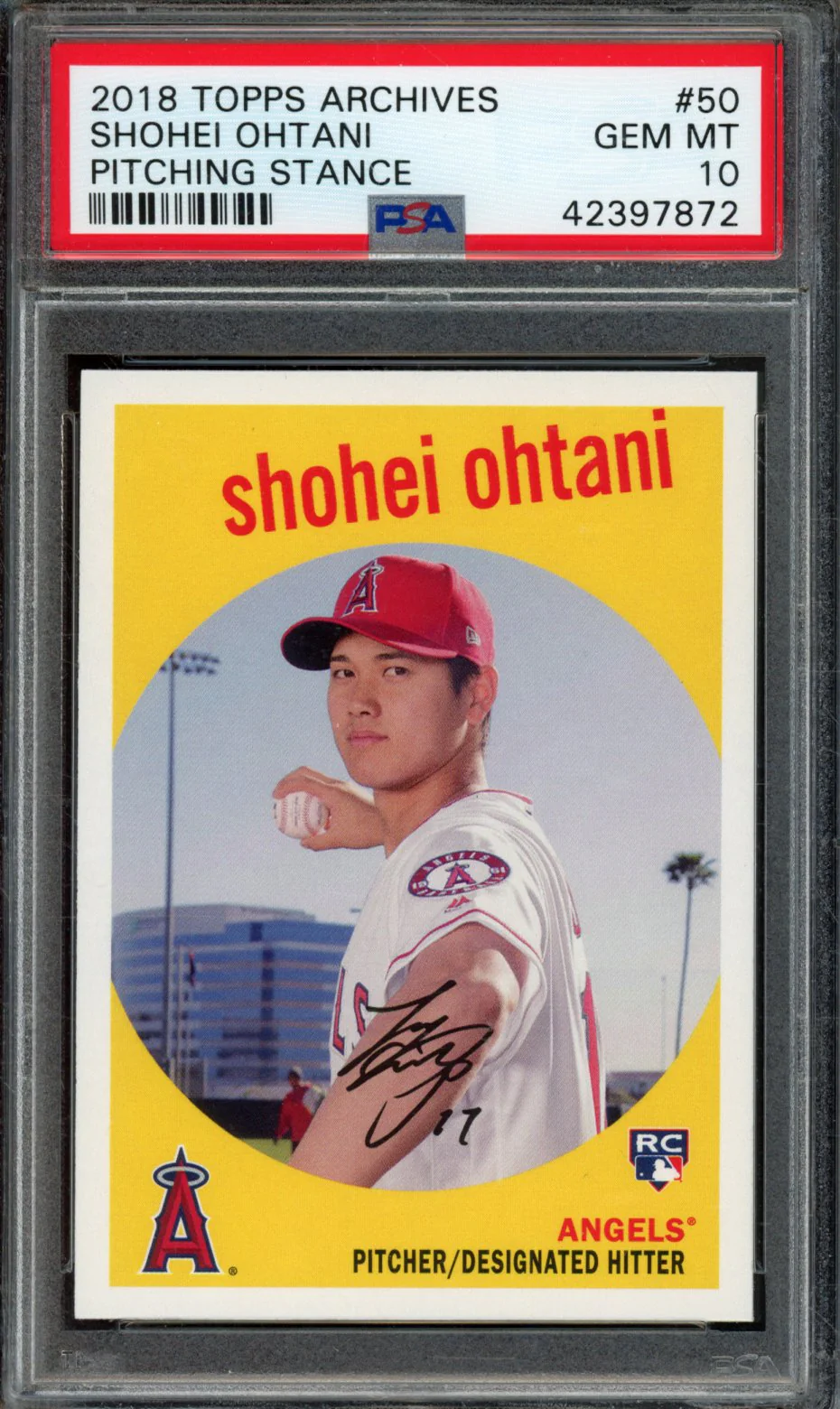 SHOHEI OHTANI | 2018 TOPPS ARCHIVES | PSA GEM MT 10