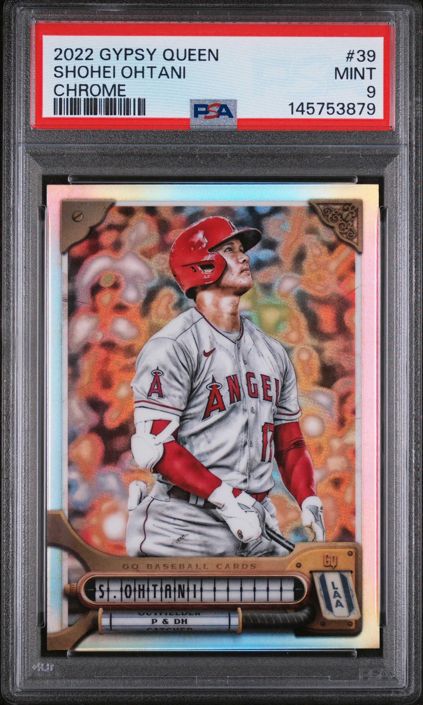 SHOHEI OHTANI | 2022 TOPPS GYPSY QUEEN 39 | CHROME | PSA MINT 9