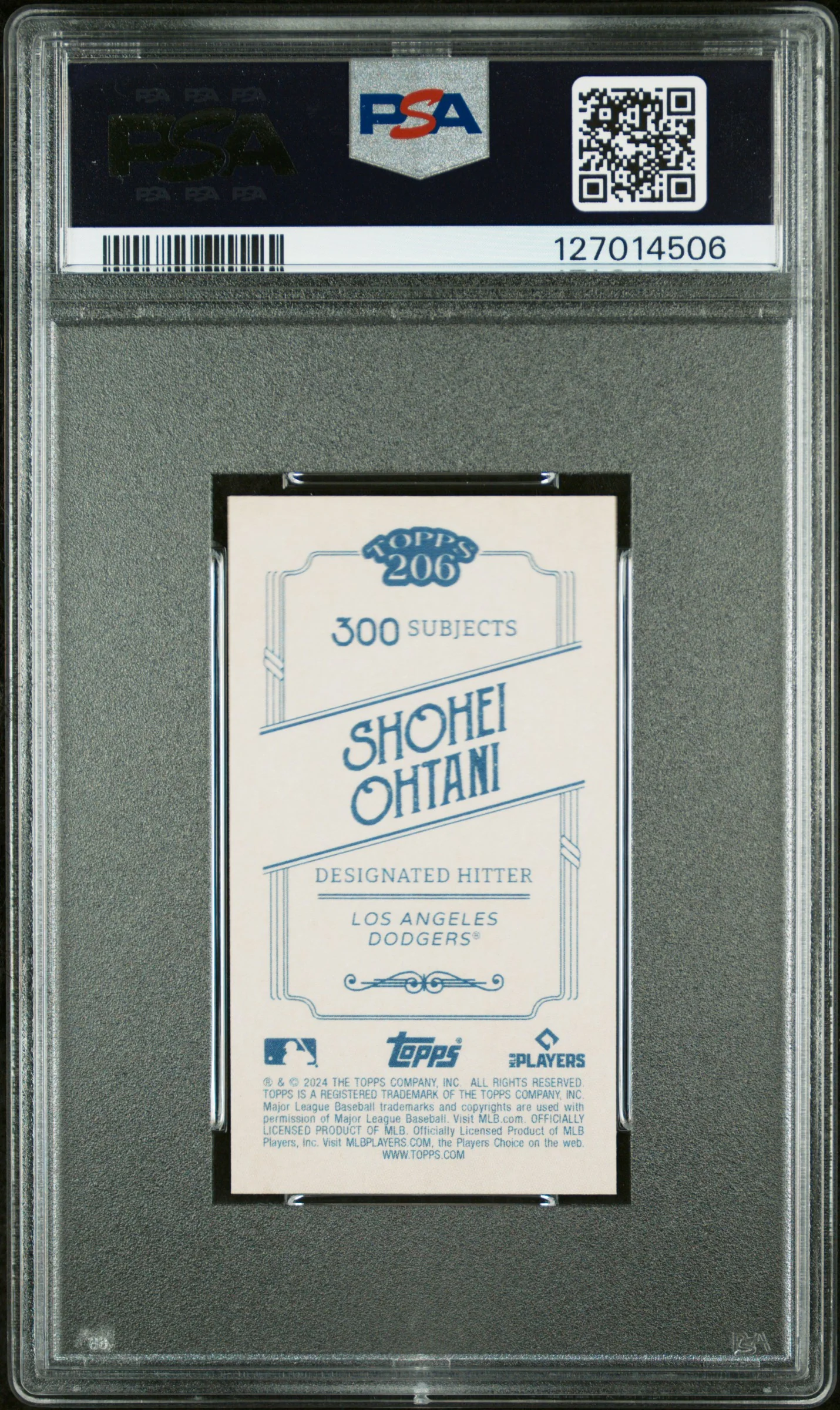 SHOHEI OHTANI | 2024 TOPPS 206 | PSA GEM MT 10 - Image 2