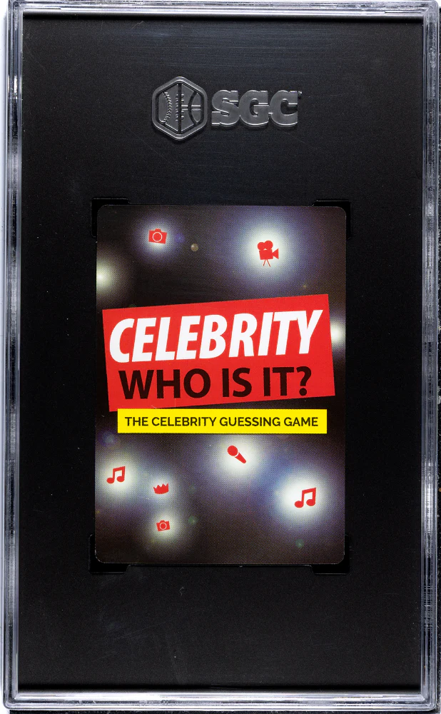 TAYLOR SWIFT #1 2020 PALADONE CELEBRITY WHO IS IT? PURPLE BORDER SGC 9 MT - Image 2