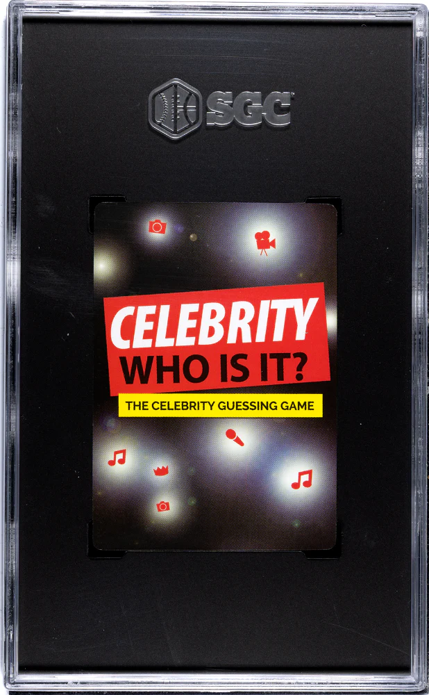 TAYLOR SWIFT #1 2020 PALADONE CELEBRITY WHO IS IT? PURPLE BORDER SGC 9 MT - Image 2
