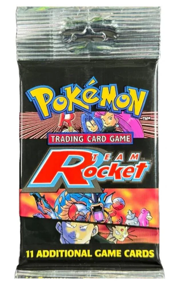 Team Rocket Unlimited Long Crimp Pokemon Booster Pack
