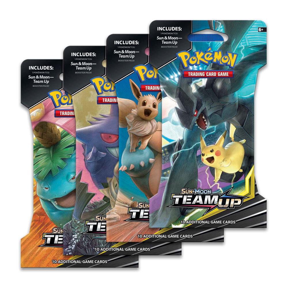 Team Up Sleeved Pokemon Booster Pack