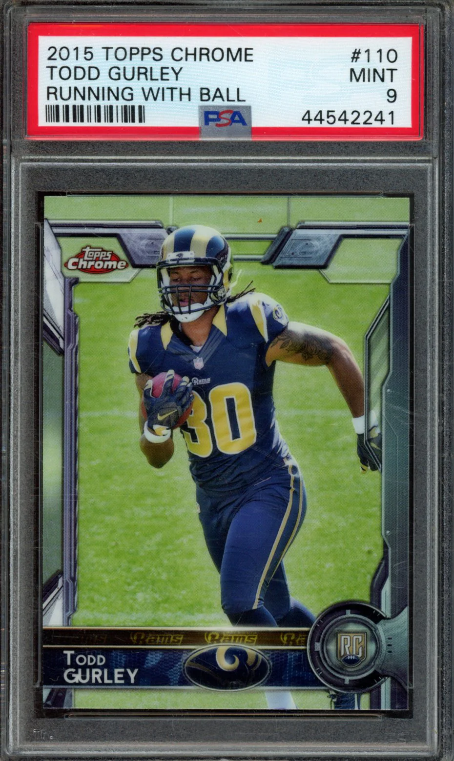 TODD GURLEY | 2015 TOPPS CHROME | PSA MINT 9