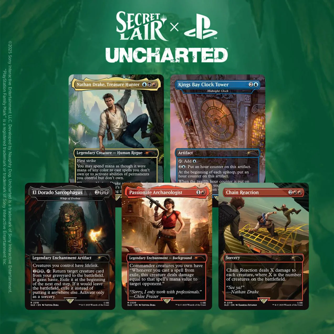 Uncharted Nonfoil MTG Secret Lair Drop