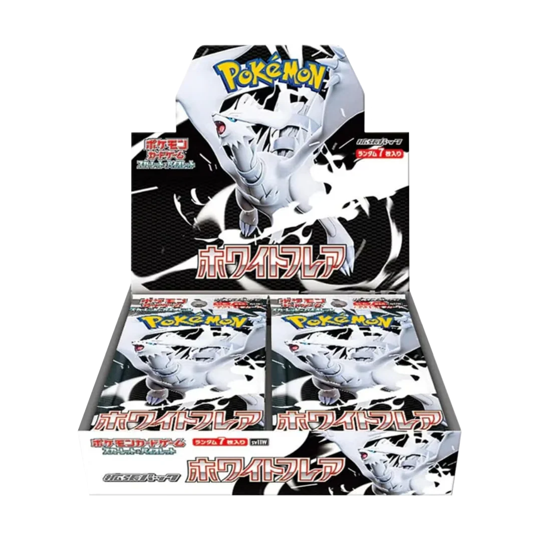 White Flare Japanese Pokemon Booster Box