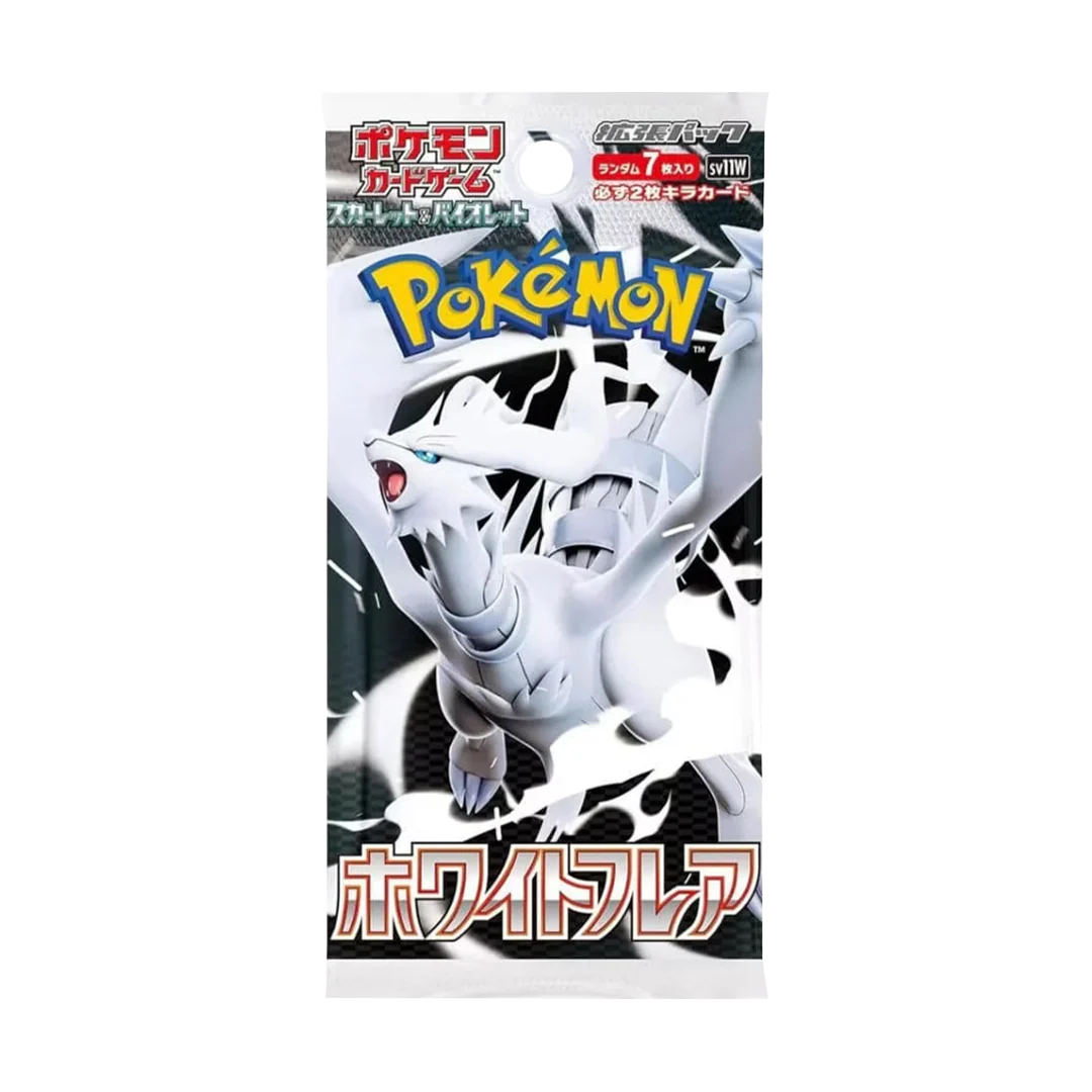 White Flare Japanese Pokemon Booster Pack